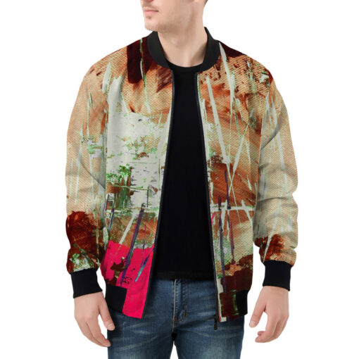 Modern Art Abstraction Men's Bomber Jacket