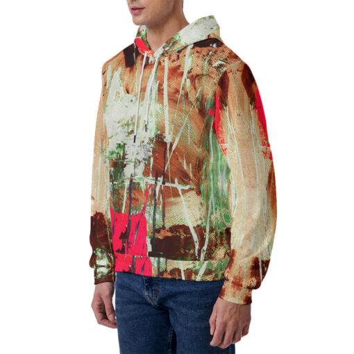 Modern Art Abstraction Men's Hoodie - Image 2