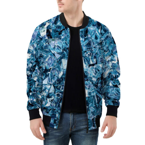 Blue Gems Men's Bomber Jacket