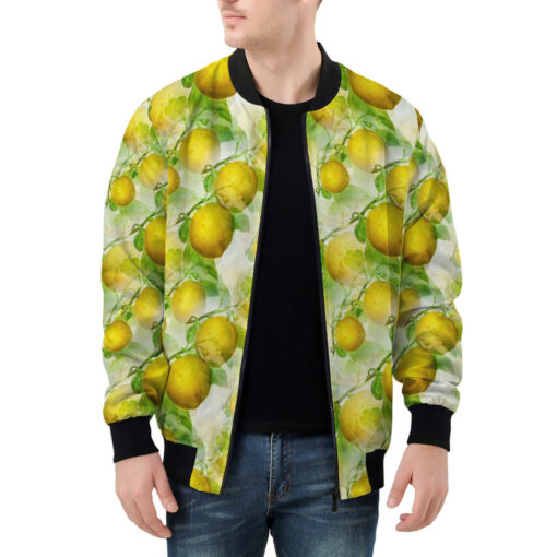 Lemon Trees Men's Bomber Jacket