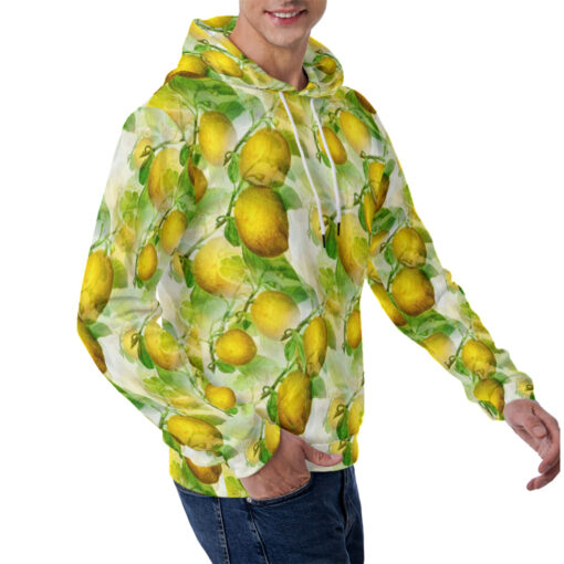 Lemon Trees Men's Hoodie - Image 3