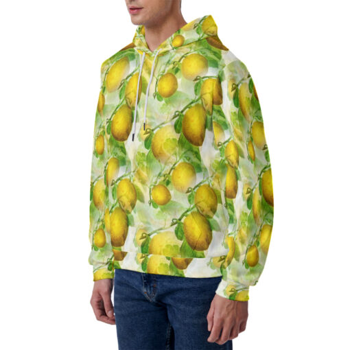 Lemon Trees Men's Hoodie - Image 2