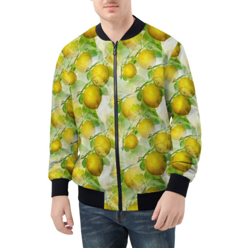 Lemon Trees Men's Bomber Jacket - Image 3