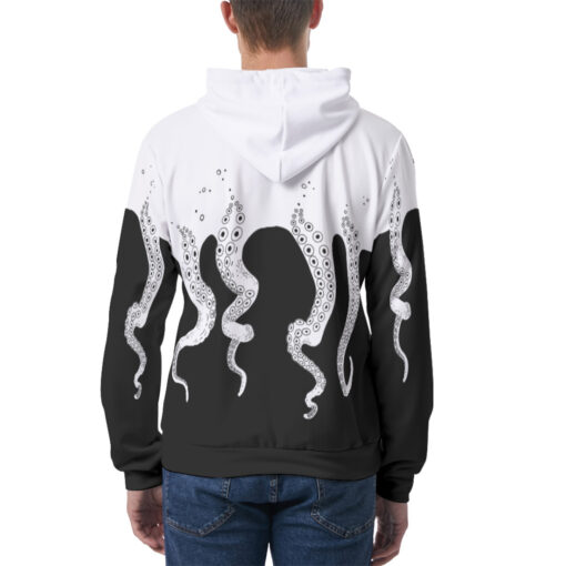 Tentacles Art Men's Hoodie - Image 4