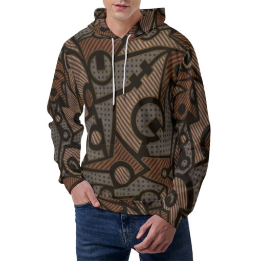 Rusty Mechanic Geometric Men's Hoodie