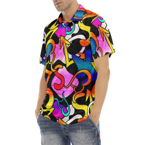 Graffiti Art Velvet Polo Shirt