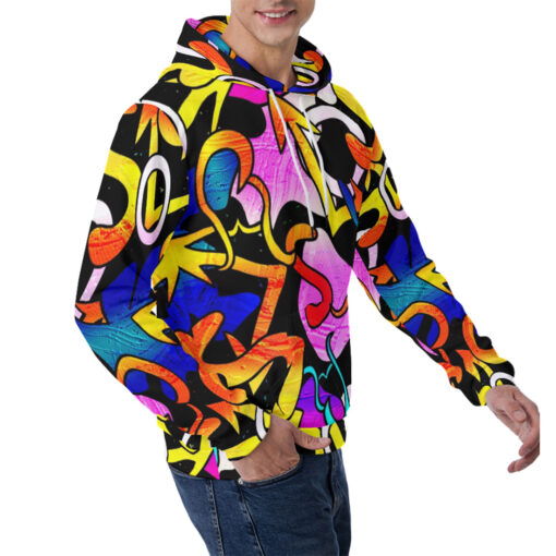 Graffiti Art Men's Hoodie - Image 3