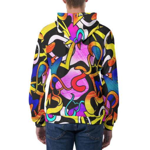 Graffiti Art Men's Hoodie - Image 4