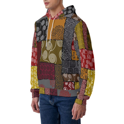 Ethnic African Boho Tribal Men's Hoodie - Image 2