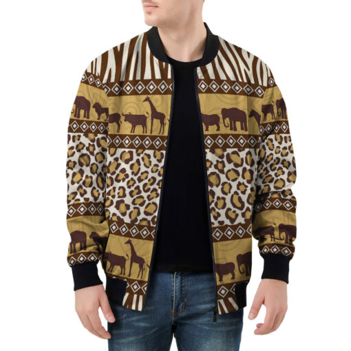 African Style Men's Bomber Jacket