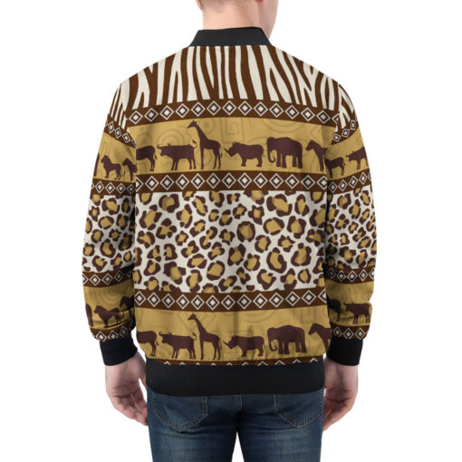 African Style Men's Bomber Jacket - Image 2