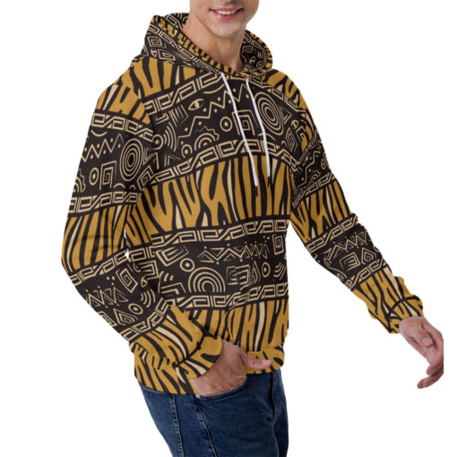 African Style Men's Hoodie - Image 3