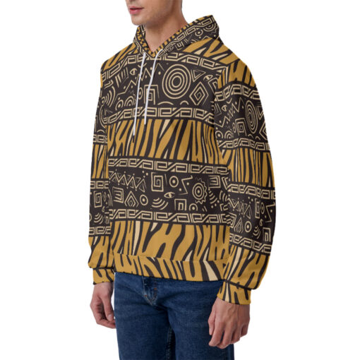 African Style Men's Hoodie - Image 2