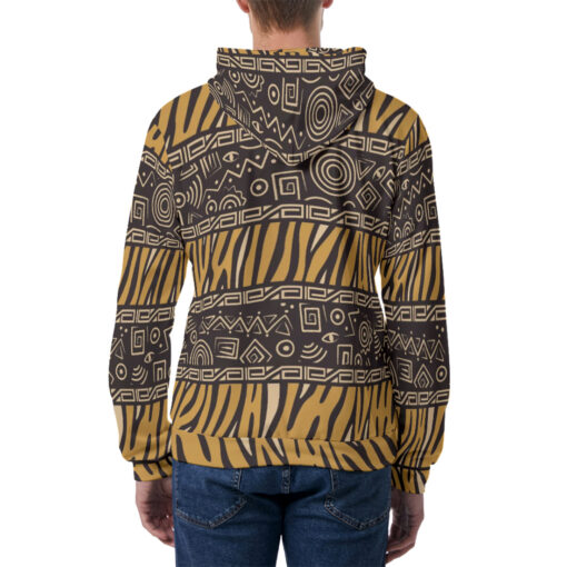 African Style Men's Hoodie - Image 4