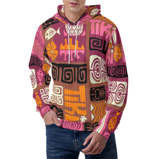 Exotic Tiki Scrapbook Men's Hoodie