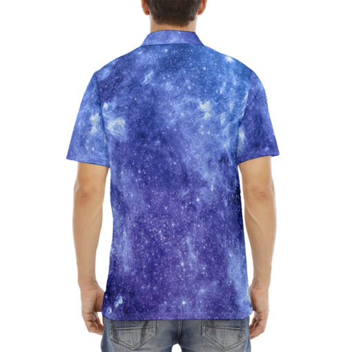 Gemini Astrological Zodiac Velvet Polo Shirt - Image 4