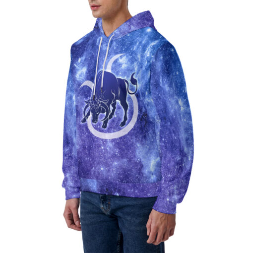 Taurus Astrological Zodiac Sign Men's Hoodie - Image 2