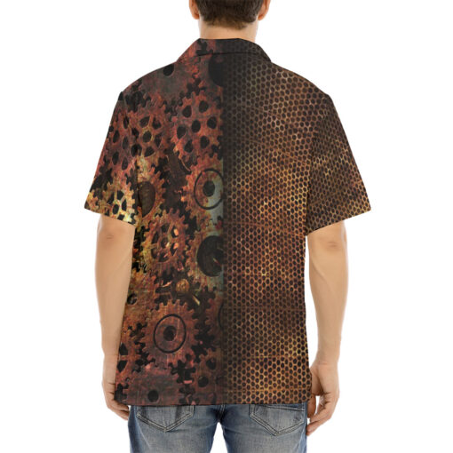 Steampunk Gears Hawaiian Shirt - Image 4