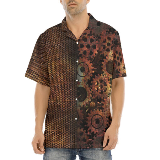 Steampunk Gears Hawaiian Shirt