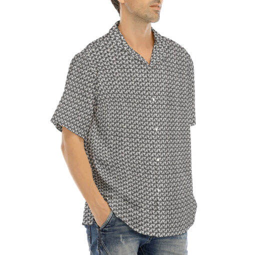 Chainmail Pattern Hawaiian Shirt - Image 2