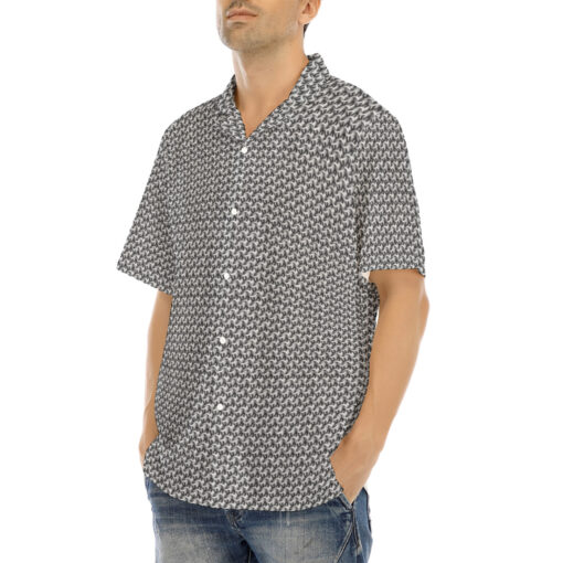 Chainmail Pattern Hawaiian Shirt - Image 3