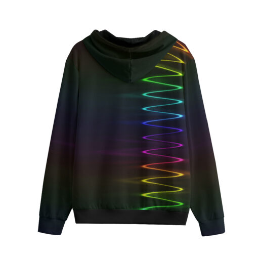 Spectrum Waves Men's Zip Up Hoodie - Image 2