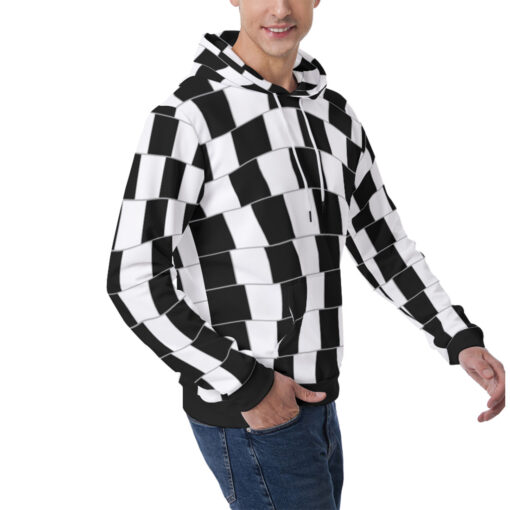 Optical Illusion Men's Hoodie - Image 2