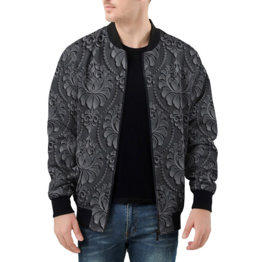 Damask Luxury Texture Men's Bomber Jacket