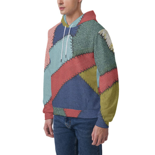 Patchwork Men's Hoodie - Image 3