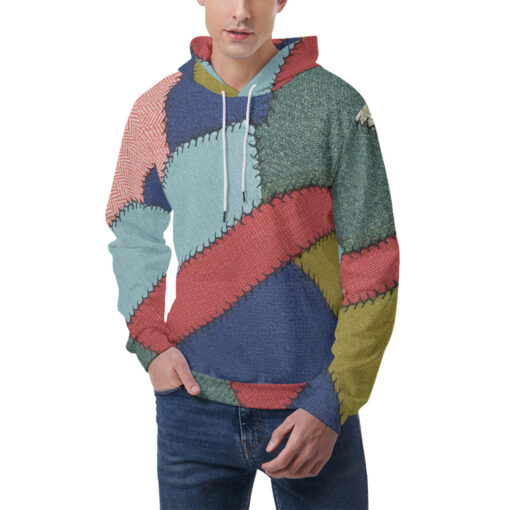 Patchwork Men's Hoodie