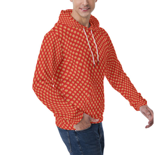 Strawberry Men's Hoodie - Image 2