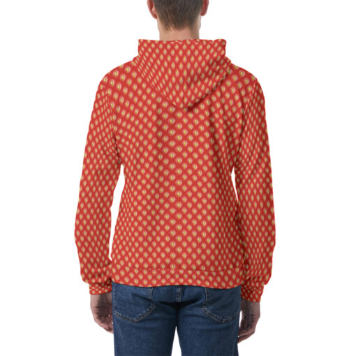 Strawberry Men's Hoodie - Image 4