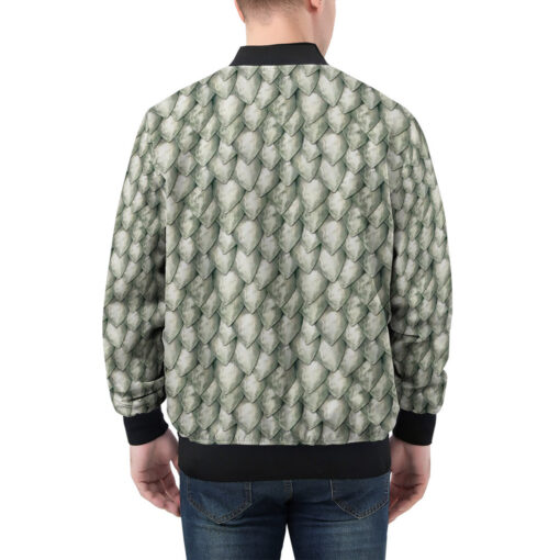 Dragon Scales Men's Bomber Jacket - Image 2