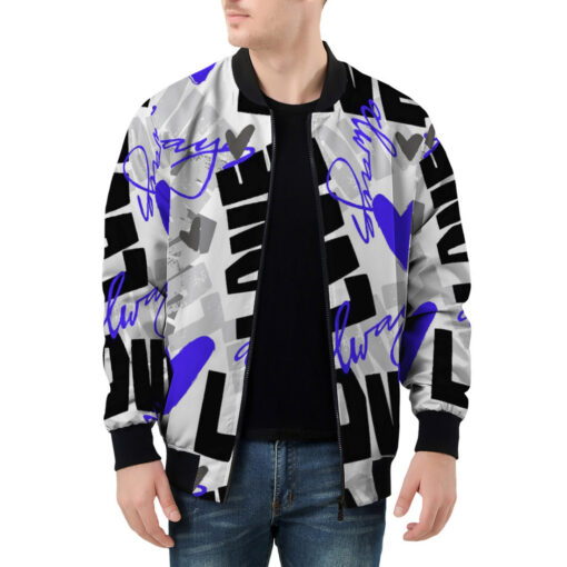 Love Graffiti Art Men's Bomber Jacket