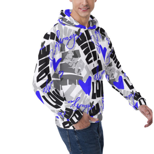 Love Graffiti Art Men's Hoodie - Image 2