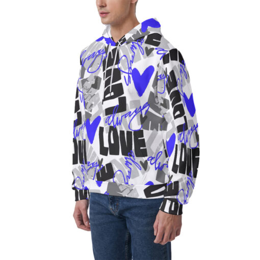 Love Graffiti Art Men's Hoodie - Image 3