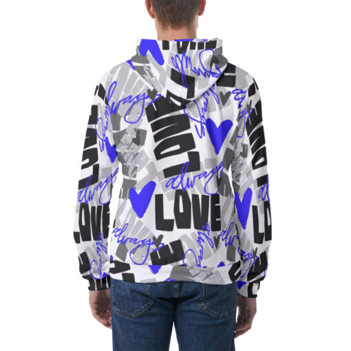 Love Graffiti Art Men's Hoodie - Image 4