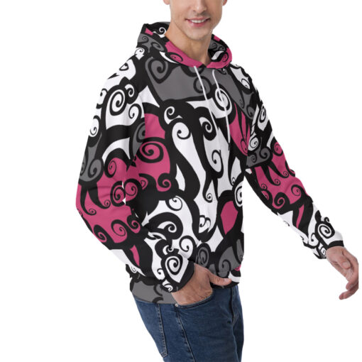 Abstract Fantasy Men's Hoodie - Image 2