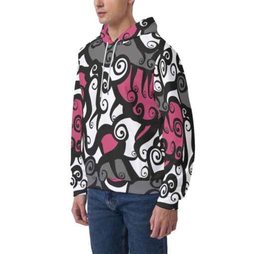 Abstract Fantasy Men's Hoodie - Image 3