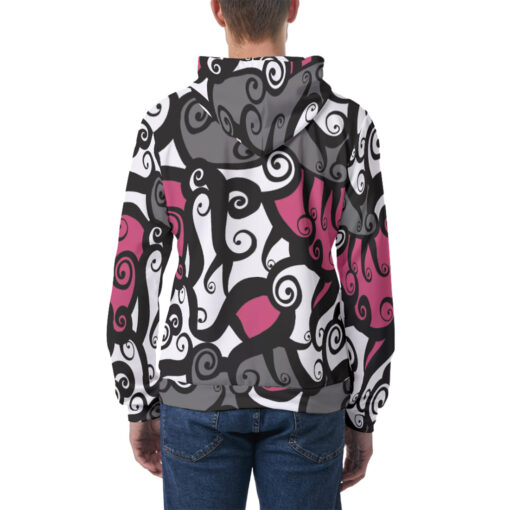 Abstract Fantasy Men's Hoodie - Image 4