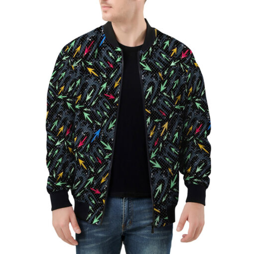 Colorful Arrows Men's Bomber Jacket