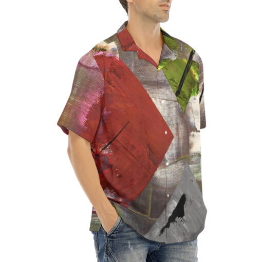 Modern Art Abstraction Hawaiian Shirt - Image 2