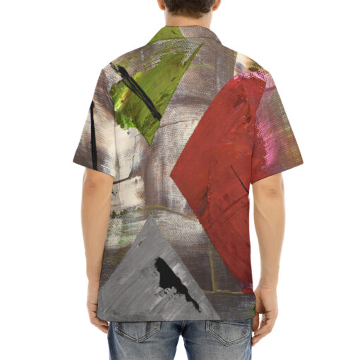 Modern Art Abstraction Hawaiian Shirt - Image 4