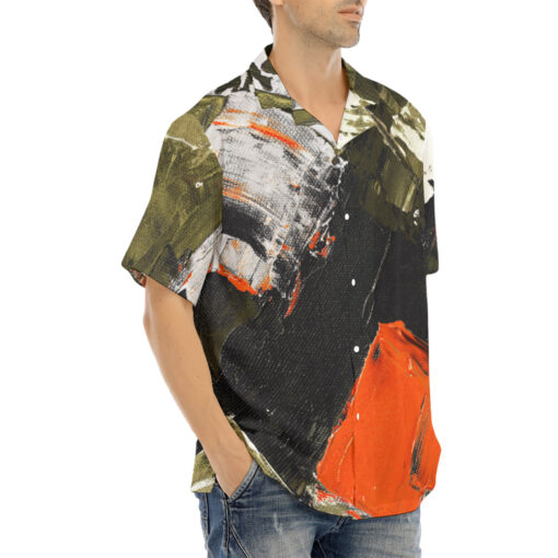 Modern Art Abstraction Hawaiian Shirt - Image 2