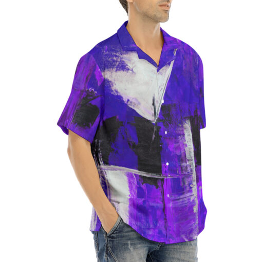 Modern Art Abstraction Hawaiian Shirt - Image 2