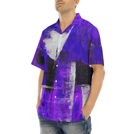 Modern Art Abstraction Hawaiian Shirt - Image 3