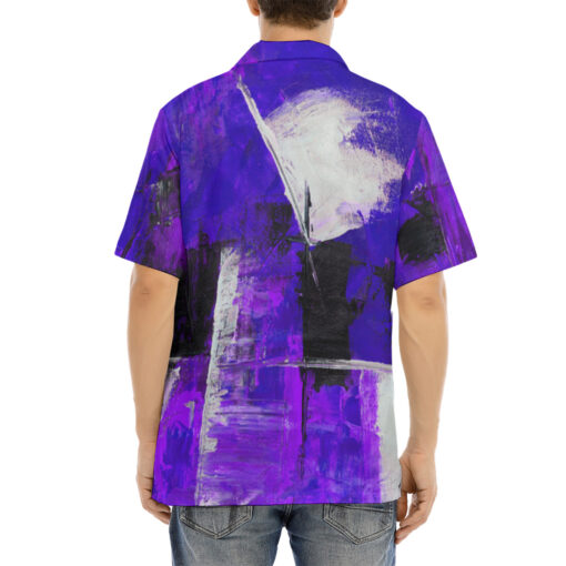 Modern Art Abstraction Hawaiian Shirt - Image 4