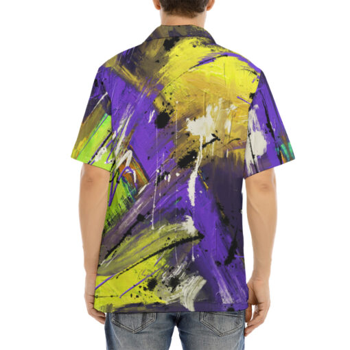 Modern Art Abstraction Hawaiian Shirt - Image 4