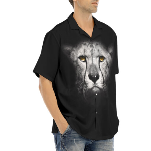 Cheetah Print Hawaiian Shirt - Image 2