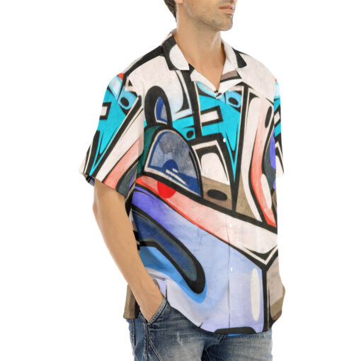 Street Art Graffiti Hawaiian Shirt - Image 2